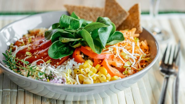 Plate with salad. Photo:LWL/Steinweg