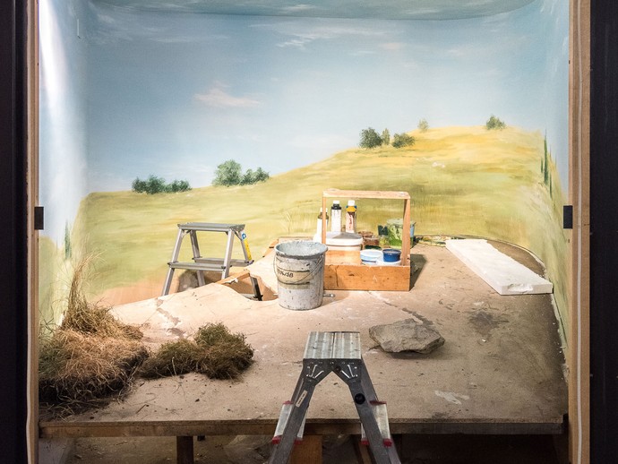 Diorama in der Westfalenausstellung. Foto: LWL/Steinweg (vergrößerte Bildansicht wird geöffnet)