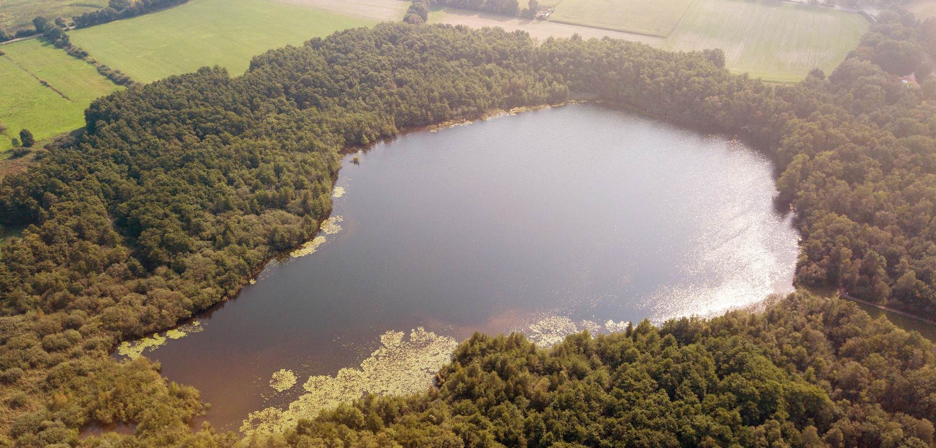 Das Große Heilige Meer aus der Vogelperspektive.