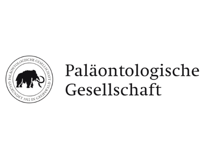 Logo der Paläontologischen Gesellschaft (vergrößerte Bildansicht wird geöffnet)