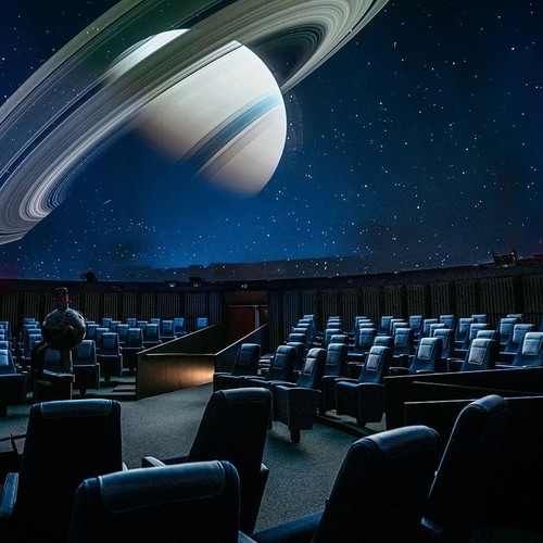 Innenansicht vom Planetarium