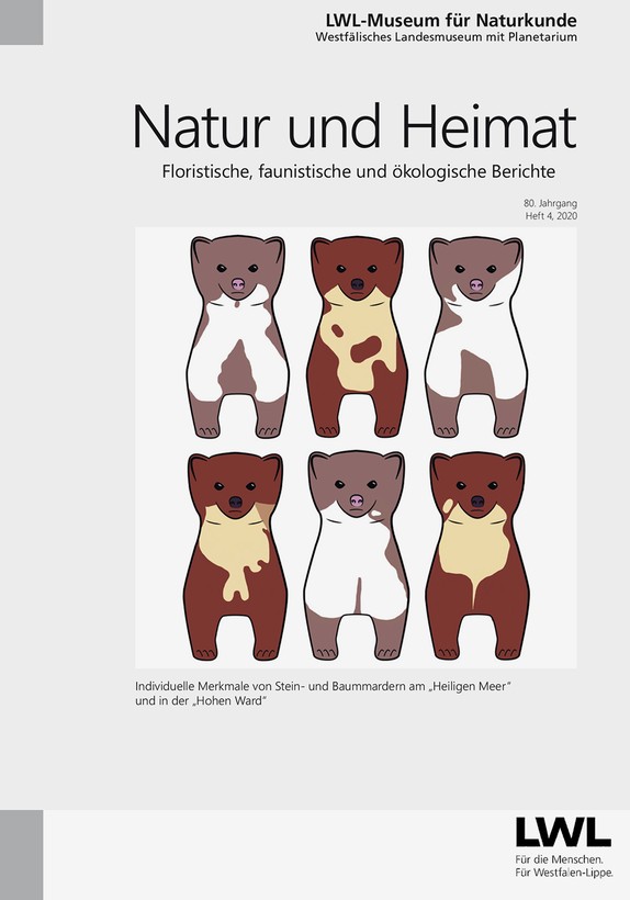 Titelseite der Natur und Heimat – floristische, faunistische und ökologische Berichte. Titelseite der Natur und Heimat – floristische, faunistische und ökologische Berichte.