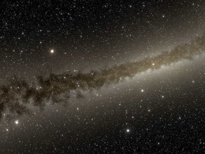 Szenenbild aus "Galaxis - Reise durch die Milchstraße". (vergrößerte Bildansicht wird geöffnet)