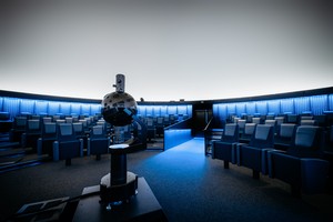 Im Planetarium. Foto: LWL/Steinweg