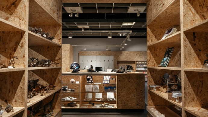 Cashier desk of the museum.