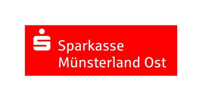 Rotes Logo der Sparkasse Münsterland Ost