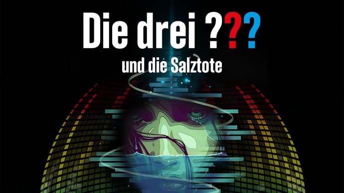 Plakat zum Hörspiel "Die drei ??? und die Salztote"