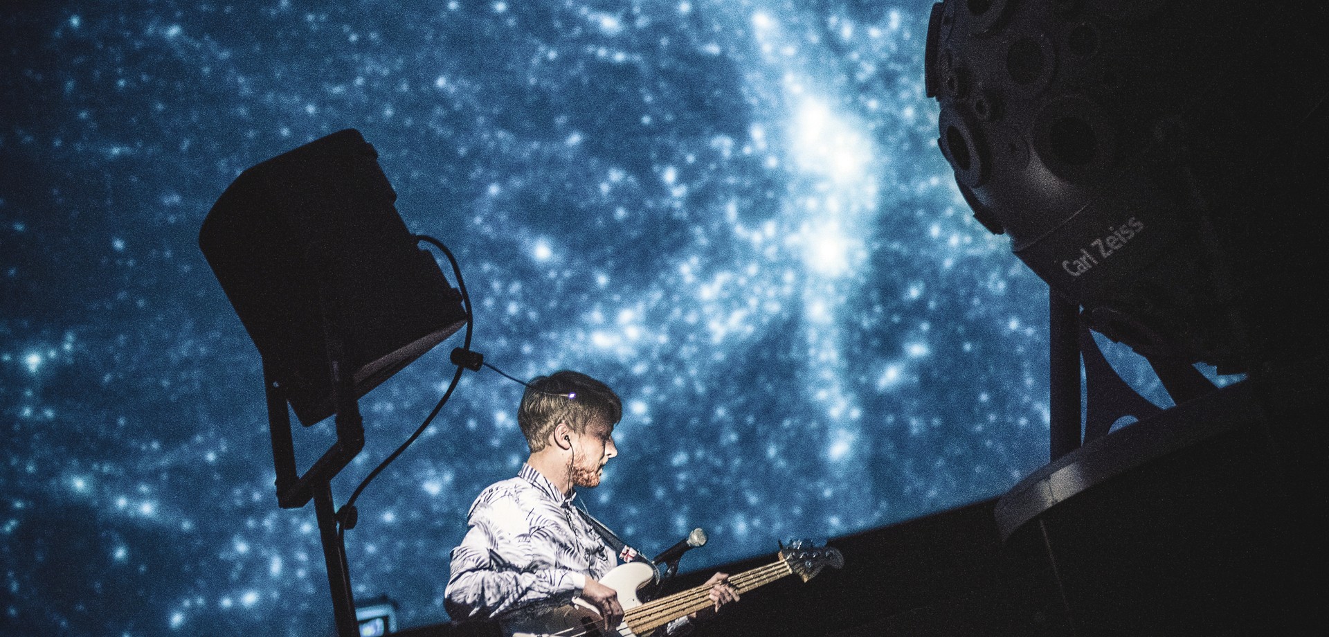 Musiker im Planetarium. Foto: LWL/Steinweg
