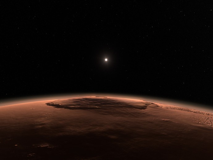 Szenenbild aus "Auf zum Mond und weiter zum Mars". (vergrößerte Bildansicht wird geöffnet)