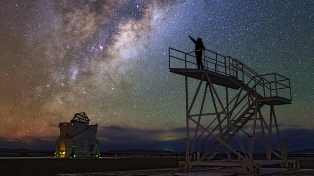 Sternwarte. Foto: ESO Sternwarte. Foto: ESO