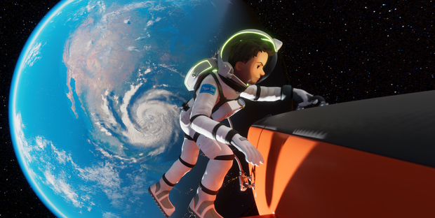 Szenenbild aus "Der kleine Major Tom - Aufbruch ins Ungewisse".