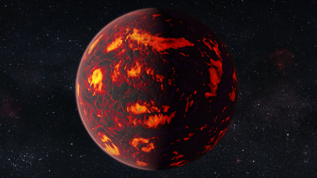 Ein Bild des Exoplaneten heic1603b.