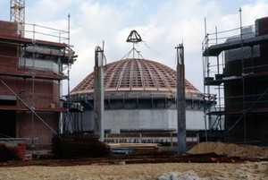 Baustelle vom Planetarium. Foto: LWL